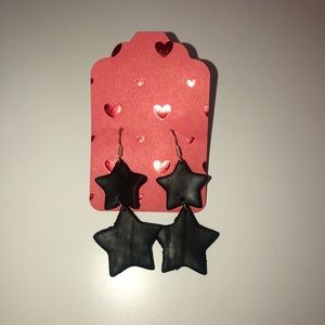 Polymer Clay Star Earrings